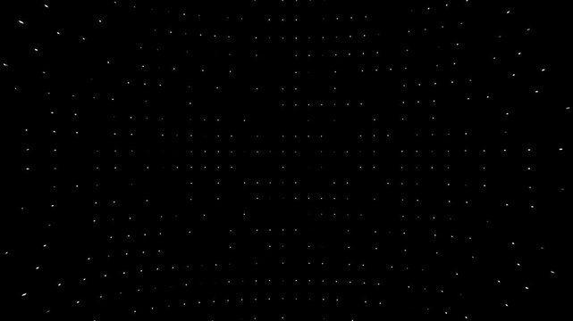 lighting dots on a black background	