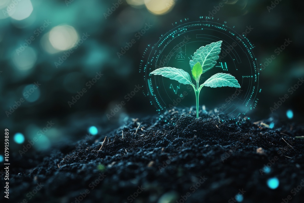 Poster explore how artificial intelligence is transforming precision agriculture by improving seed and plan