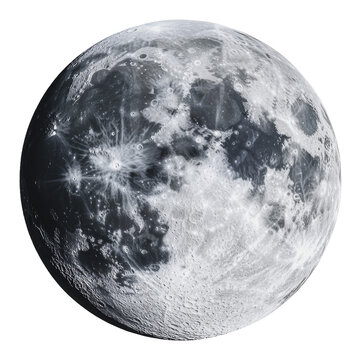 PNG Bright full moon illuminating the night sky
