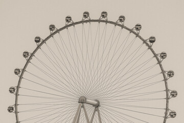 Las Vegas Ferris Wheel 'High Roller' at Sunset