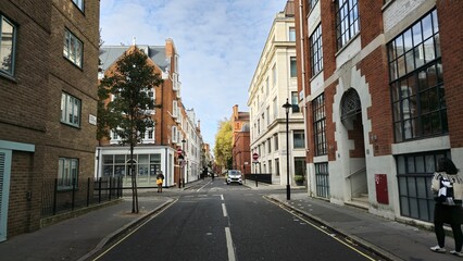 Quiet Urban Street in London