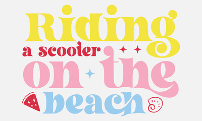 Fototapeta premium Retro Scooter EPS Design