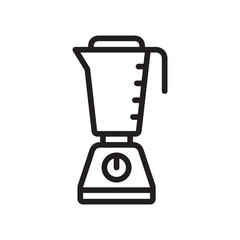 Spice mixer icon line vector design in trendy style