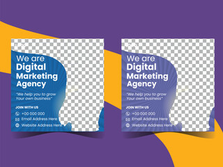Creative Social Media design Templated.