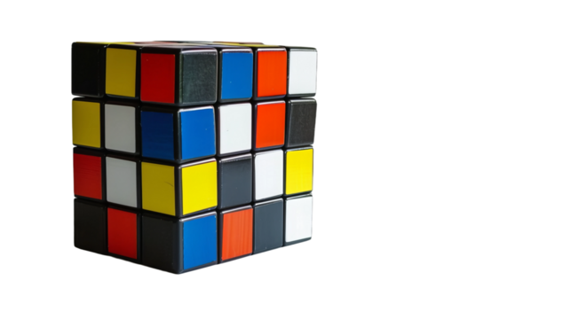 3d cubes on white background