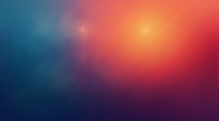 Obraz premium The abstract grainy gradient landscape, blue, gradient dark background banner poster white abstract background