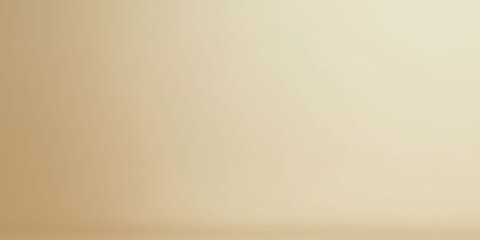 Minimalist beige background with soft gradient light effect