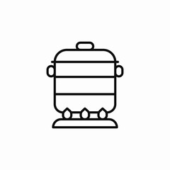 cook pan icon sign vector