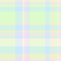 Pretty plaid pattern fabric, feminine tartan seamless textile. Tradition background check vector texture in light and blanched almond colors.
