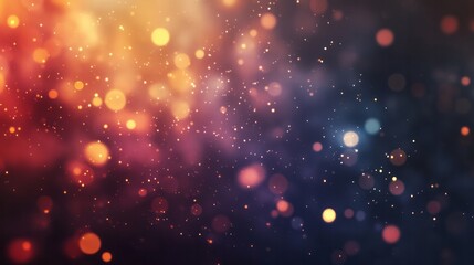 Obraz premium Abstract Multi Colored Bokeh Background - Lights At Night - Autumn, Fall, Winter, Christmas