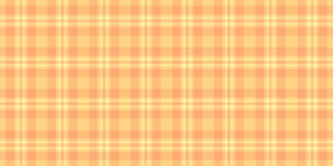 Hunter pattern check vector, bedding background fabric texture. Present textile plaid seamless tartan in orange and amber colors.
