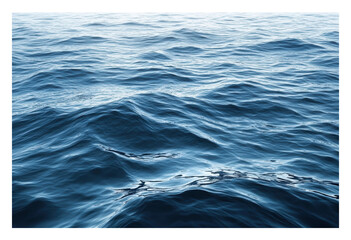 Fototapeta premium PNG Calm blue ocean waves under clear daylight