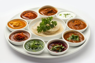 Assortment of Indian Dips and Sauces