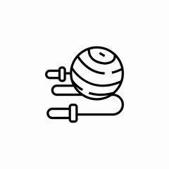 fitness equipment icon sign vector