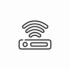 internet router icon sign vector