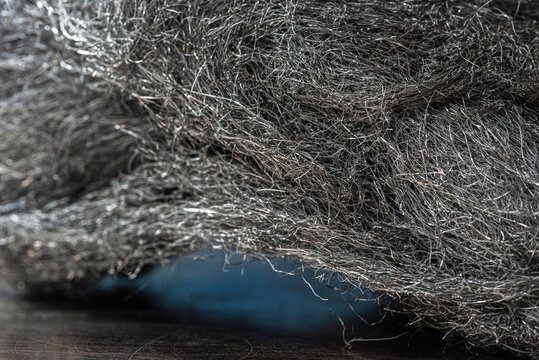 Steel wool for polishing, sanding, and cleaning metal surfaces