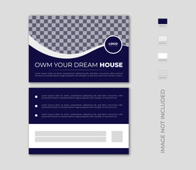post card design. direct mail design.