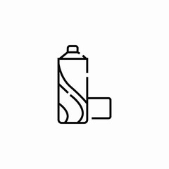 hair spray icon sign vector