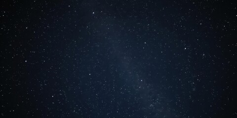 Fototapeta premium Starry night sky with twinkling stars on dark background, space, background