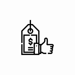 best price tag icon sign vector