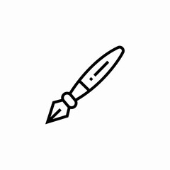 ink pen icon sign vector