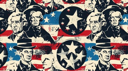 Presidents Day pattern
