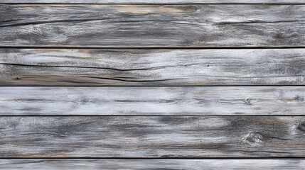 Fototapeta premium Gray shabby wood background, horizontal old wooden planks texture 