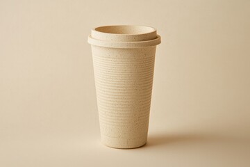 Nachhaltiger Kaffeebecher wiederverwendbar umweltfreundlicher Becher für unterwegs modernes Design Bio-Material langlebiger Coffee-to-go Becher umweltbewusstes Trinkgefäß Zero-Waste Zubehör
