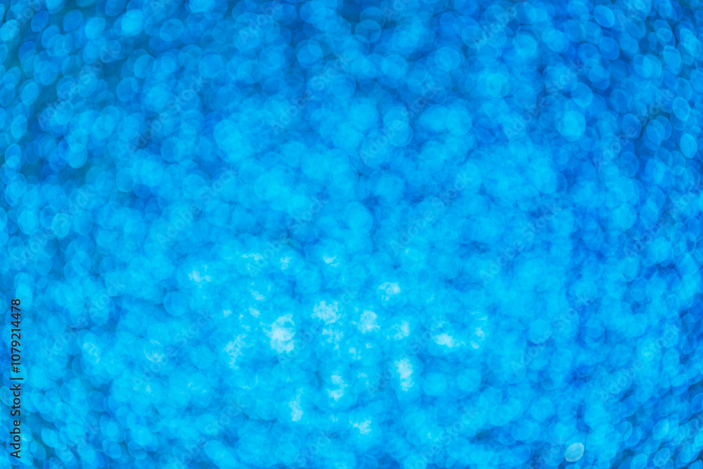 Poster blurred abstract blue bokeh background
