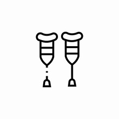 injury clutch icon sign vector