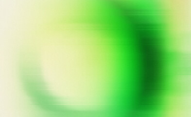 Green white Abstract blurred grainy gradient background texture. Motion blur digital grain dust soft noise effect pattern