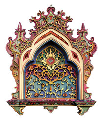Naklejka premium thai style painting