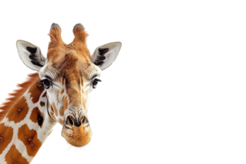 giraffe isolated on white background