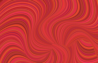 fliessende wellen sprialen Hintergrund  rot orange