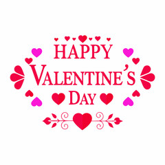 Happy Valentine Day Vector Illustration