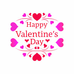 Happy Valentine Day Vector Illustration