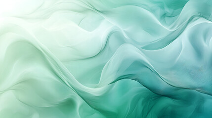 Abstract Green & Blue Flow
