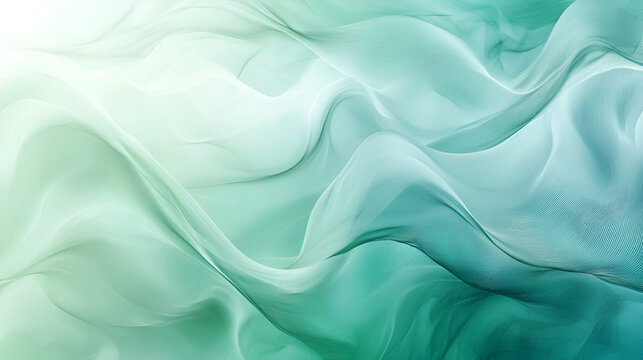Abstract Green & Blue Flow