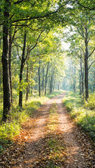 Obraz premium path in the forest