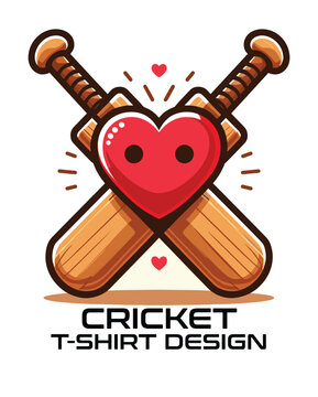 Cricket Vector T Shirt Design