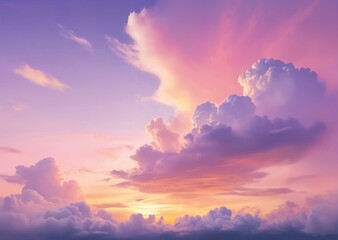 Obraz premium Serene Twilight Oasis: Watercolor Sunset Dreamscape