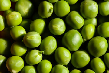 green peas beans texture background closeup top view