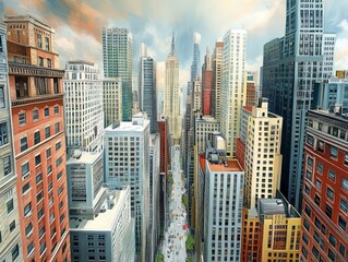 Obraz premium The Big City