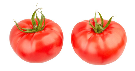 tomato path isolated on white