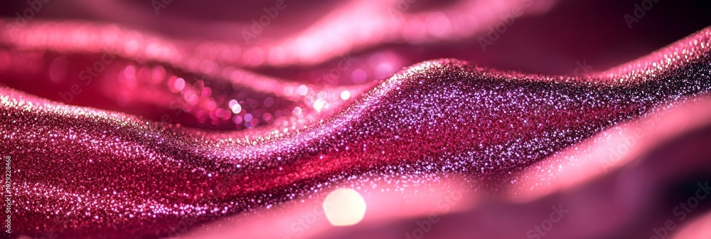 Poster this captivating abstract design showcases a vibrant pink glittering texture with bold colors and ch