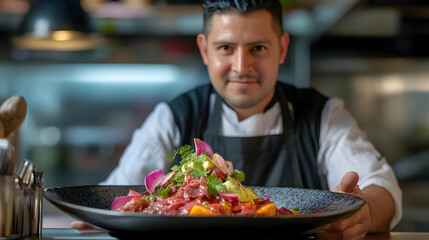 Mexican Cochinita Pibil Pork Dish . illustration