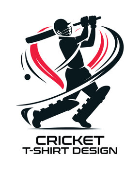 Cricket Vector T Shirt Design