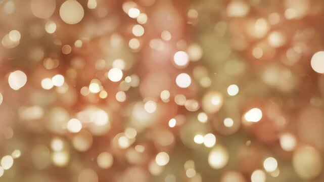 Beige Terracotta Olive Bokeh Background