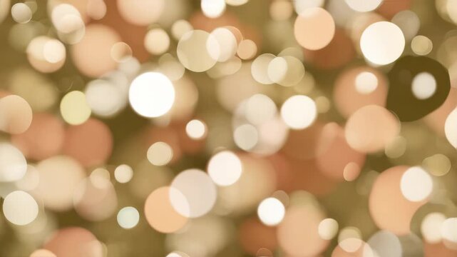 Beige Terracotta Olive Bokeh Background