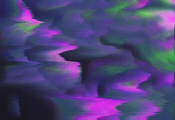 Unique Glitch grainy Abstract blurred gradient background texture digital noise Glitch Damage. Coarse rough surface glitch noise texture with artifacts dust. Backgound design. Overlay, cover, poster